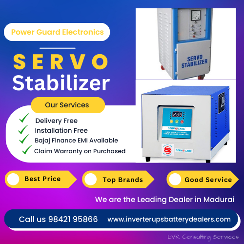 Servo Stabilizers Sales & Service In Madurai Servo Stabilizers Sales & Service In Madurai